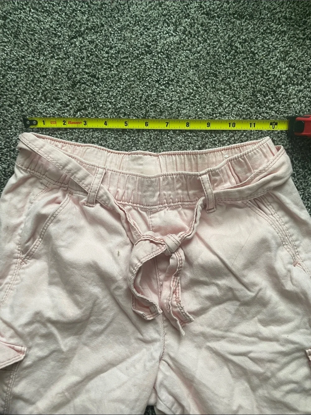 Justice Light Pink Cargo Jogger Pants for Kids